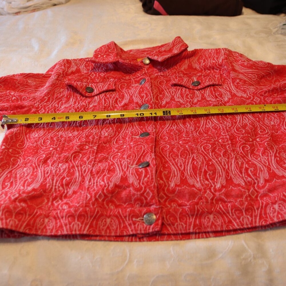 Ruby Rd. Button Front Lightweight Jacket Size 16 … - image 9